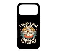 Carcasa para iPhone 17 Pro MAX I Think I Will Cause Problems On Purpose Chaos Vibe -