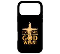 Carcasa para iPhone 17 Pro MAX I’ve Read The Final Chapter God Wins Christian Faih Cross