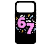 Carcasa para iPhone 17 Pro MAX I Was 6 Now I'm 7 Funny 7th Birthday Girl Party