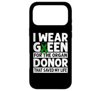 Carcasa para iPhone 17 Pro MAX I Wear Green For The Organ Donor That Saved My Life órganos