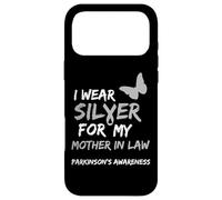 Carcasa para iPhone 17 Pro MAX I Wear Silver FOR MY Mother IN Law Parkinson's Awareness