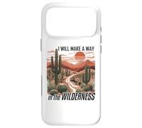Carcasa para iPhone 17 Pro MAX I Will Make a Way in The Wilderness Bible Verse Isaiah 43:19