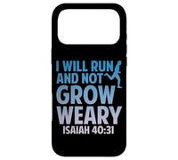 Carcasa para iPhone 17 Pro MAX I Will Run and Not Grow Weary Isaiah 40:31 -