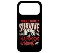 Carcasa para iPhone 17 Pro MAX I Would Totally Survive In A Horror Movie