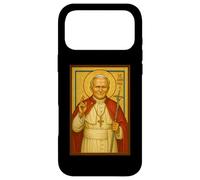 Carcasa para iPhone 17 Pro MAX Icono católico Cristiano del Papa Juan Pablo II
