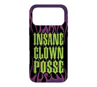 Carcasa para iPhone 17 Pro MAX ICP Purple Flames Old English Logo Horrorcore Rap Music