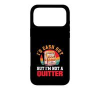 Carcasa para iPhone 17 Pro MAX ID Cash out No Un Quitter Retro Slot Machine Casino