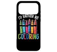 Carcasa para iPhone 17 Pro MAX I'D Rather Be Coloring Funny Adult Coloring For Women Saying