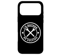 Carcasa para iPhone 17 Pro MAX 'I'D Rather Be Golfing' Funny Golf tee with Crossed Tees