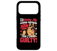 Carcasa para iPhone 17 Pro MAX If Loving My German Shepherd Is A Crime Then I Plead Guilty