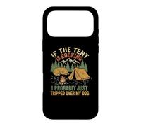 Carcasa para iPhone 17 Pro MAX If The Tent Is Rocking - Divertido Amante de los Perros para Acampar Divertido
