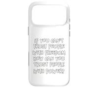 Carcasa para iPhone 17 Pro MAX If You Can't Trust People Funny Sarcastic Humor gráfico