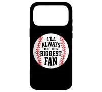 Carcasa para iPhone 17 Pro MAX I'Ll Always Be His Biggest Fan Funny Baseball