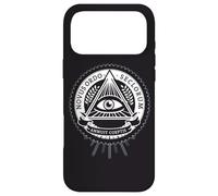Carcasa para iPhone 17 Pro MAX Illuminati Todo lo Viendo Ojo conspiración ilusión pirámide