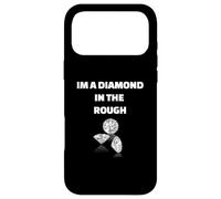 Carcasa para iPhone 17 Pro MAX Im A Diamond In The Rough Positive Quote Gráfico de Piedras Preciosas