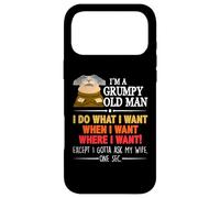 Carcasa para iPhone 17 Pro MAX I'm A Grumpy Old Man I Do What I Want When I Want Funny