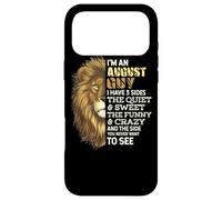 Carcasa para iPhone 17 Pro MAX I'm An August Guy - I Have 3 Sides - Lion Leo Birthday
