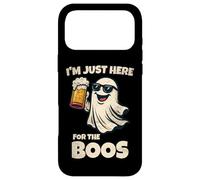 Carcasa para iPhone 17 Pro MAX I'm Just Here For The Boos Funny Ghost Halloween