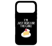 Carcasa para iPhone 17 Pro MAX I'm Just Here For The Cake Funny Wedding Party Costume Cakes