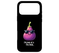 Carcasa para iPhone 17 Pro MAX I'm Kind of A Fig Deal Humorística Fruta Diversión