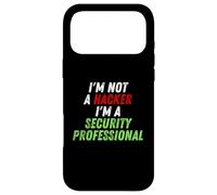 Carcasa para iPhone 17 Pro MAX Im Not A Hacker Im A Security Professional OPSEC Cyber Humor