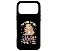 Carcasa para iPhone 17 Pro MAX I'm Not Weird I'm Just More Creative Than You Anime