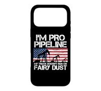 Carcasa para iPhone 17 Pro MAX I'm Pro Pipeline Trucker Petróleo Gas Pipeliner Bandera Americana