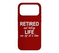Carcasa para iPhone 17 Pro MAX Im Retired and Taking Life One Sip at a Time Retirement Wine