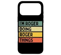 Carcasa para iPhone 17 Pro MAX I'm Roger Doing Roger Things - Cita Personalizada Divertida