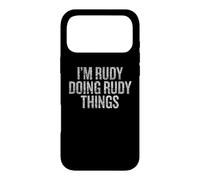 Carcasa para iPhone 17 Pro MAX I'm Rudy Doing Rudy Things Funny Vintage