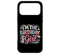 Carcasa para iPhone 17 Pro MAX I'm The Birthday Girl Dinosaurio T-Rex Party Family Matching
