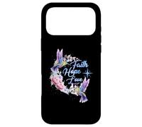 Carcasa para iPhone 17 Pro MAX Imagen de colibrí con Estampado de pájaro de Hope Faith Love