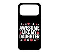 Carcasa para iPhone 17 Pro MAX Impresionante como Mi Hija Linda Mamá Papá Madre Día del Padre