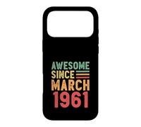 Carcasa para iPhone 17 Pro MAX Impresionante Regalo de 70 cumpleaños Desde Marzo de 1961