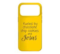 Carcasa para iPhone 17 Pro MAX Impulsado por Galletas con chispas de Chocolate y Jesús