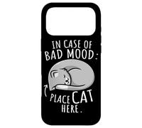 Carcasa para iPhone 17 Pro MAX In Case of Bad Mood Place Cat Here Gato
