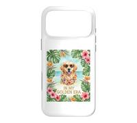 Carcasa para iPhone 17 Pro MAX In My Golden Retriever Era 70s Vintage Dog Travel Hombres Mujeres
