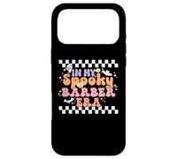 Carcasa para iPhone 17 Pro MAX In My Spooky Barber Era Retro Groovy Funny Halloween Costume