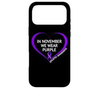 Carcasa para iPhone 17 Pro MAX In November We Wear Purple Epilepsy Awareness Month 2026