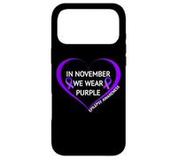 Carcasa para iPhone 17 Pro MAX In November We Wear Purple Epilepsy Awareness Month 2026