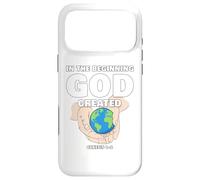 Carcasa para iPhone 17 Pro MAX In The Beginning God Created - Christian Creation Genesis