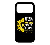Carcasa para iPhone 17 Pro MAX In This Family No One Fight Alone Childhood Cancer Awareness