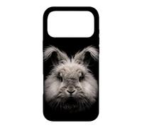 Carcasa para iPhone 17 Pro MAX Inglés Angora Conejo Cara Bosque Fauna Silvestre