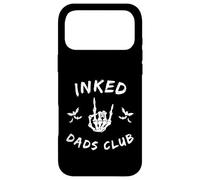 Carcasa para iPhone 17 Pro MAX Inked Dads Club Skeleton Hand Bats Graphic