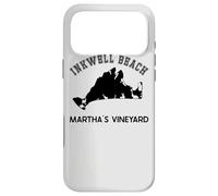Carcasa para iPhone 17 Pro MAX Inkwell Beach, Oak Bluffs, Martha's Vineyard, MA Vintage Mostrar Mapa
