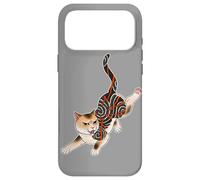 Carcasa para iPhone 17 Pro MAX Irezumi Gato Gatito Tatuaje Flash