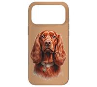 Carcasa para iPhone 17 Pro MAX Irish Setter Realistic Dog Portrait Art for Dog Lovers