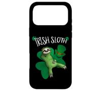 Carcasa para iPhone 17 Pro MAX Irlanda St Paddys Day Irish Sloth Perezoso irlandés