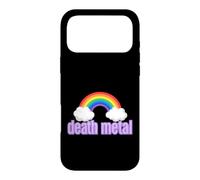 Carcasa para iPhone 17 Pro MAX Ironic Death Metal Rainbow Diciendo Sarcástico