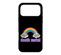 Carcasa para iPhone 17 Pro MAX Ironic Death Metal Rainbow Diciendo Sarcástico